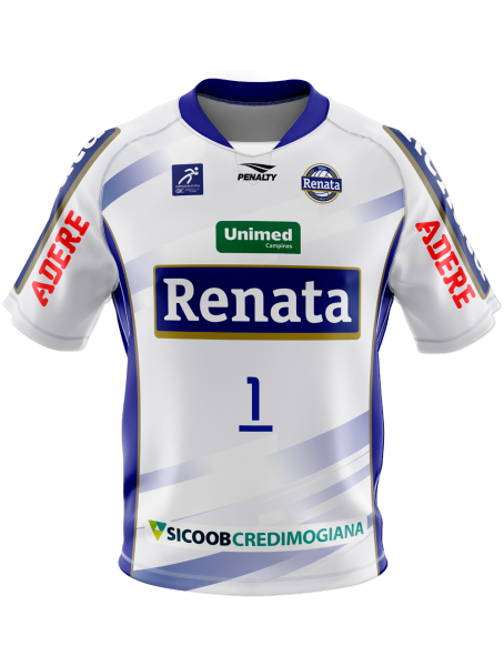Camisa Personalizada 25/26 - Bruno Número 1 - Branca Masculina