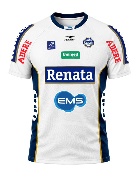 Camisa Oficial V&ocirc;lei Renata 26/27 - Branca Masculina