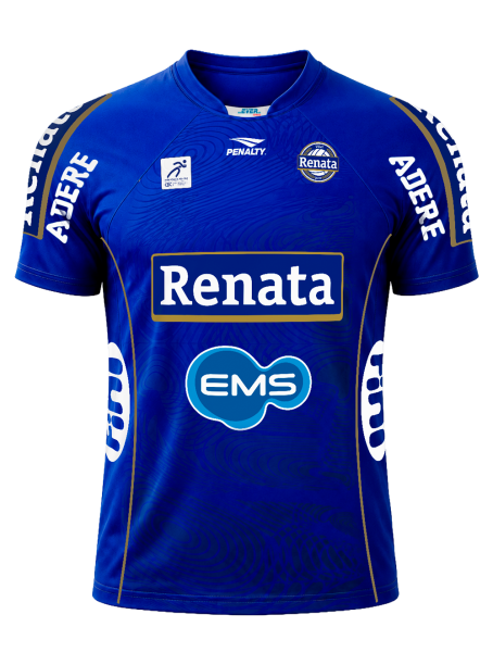 Camisa Oficial V&ocirc;lei Renata 26/27 - Azul Masculina